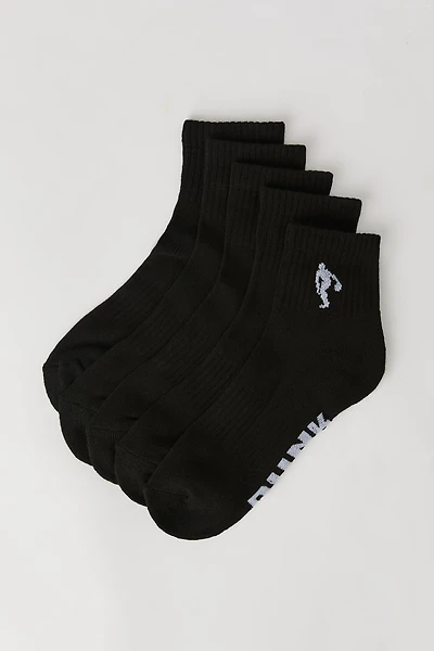 Boys Basketball Quarter Socks (5 Pack)