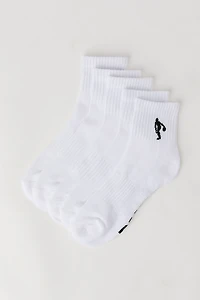 Chaussettes un quart Basket-ball pour garçons (paquet de 5)