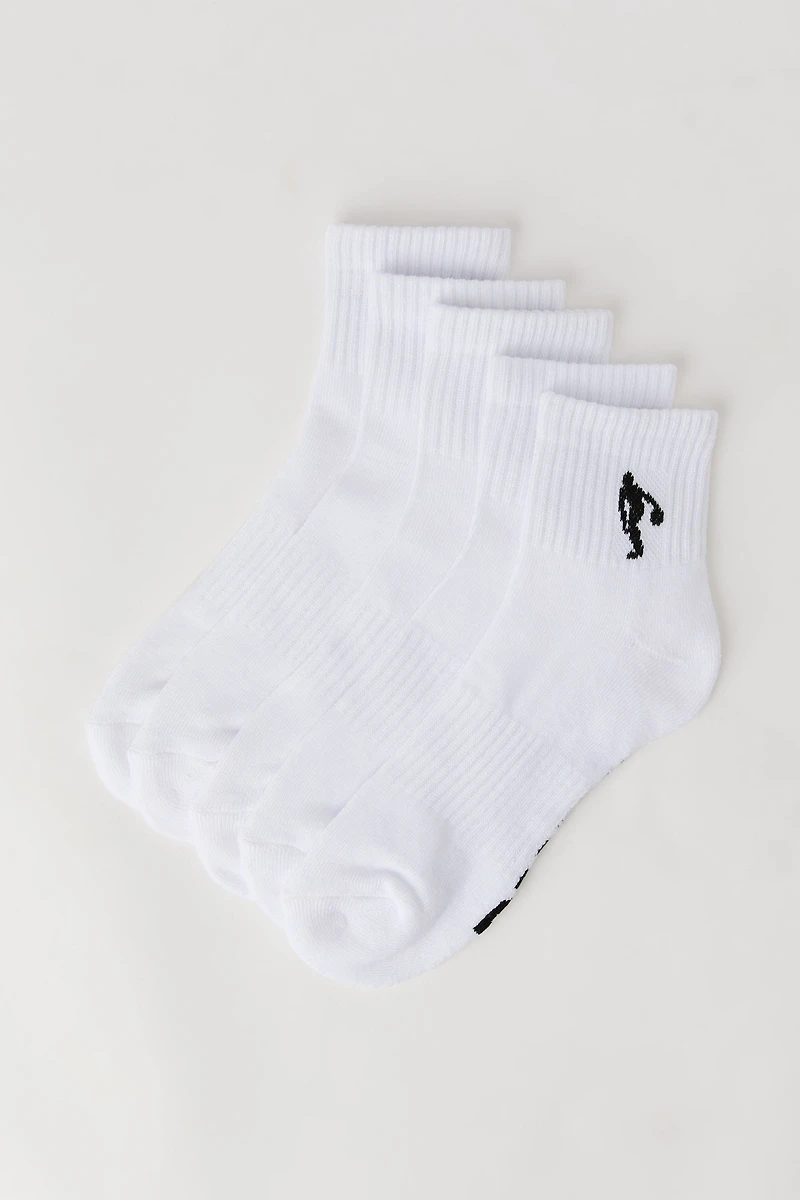 Boys Basketball Quarter Socks (5 Pack)