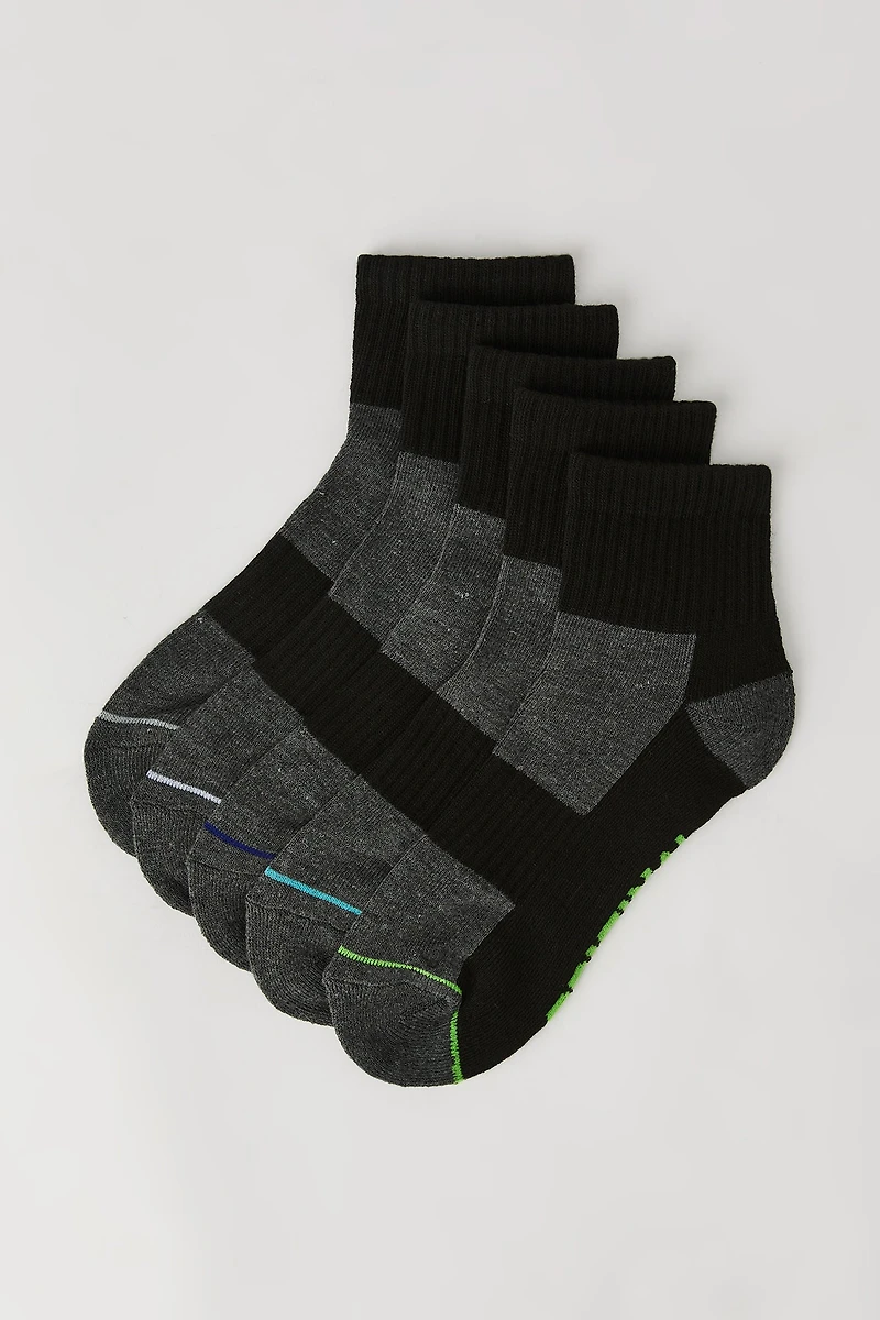 Boys Athletic Ankle Socks (5 Pack)