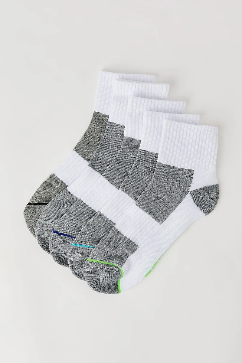 Chaussettes aux chevilles Athlétique pour garçons (paquet de 5)