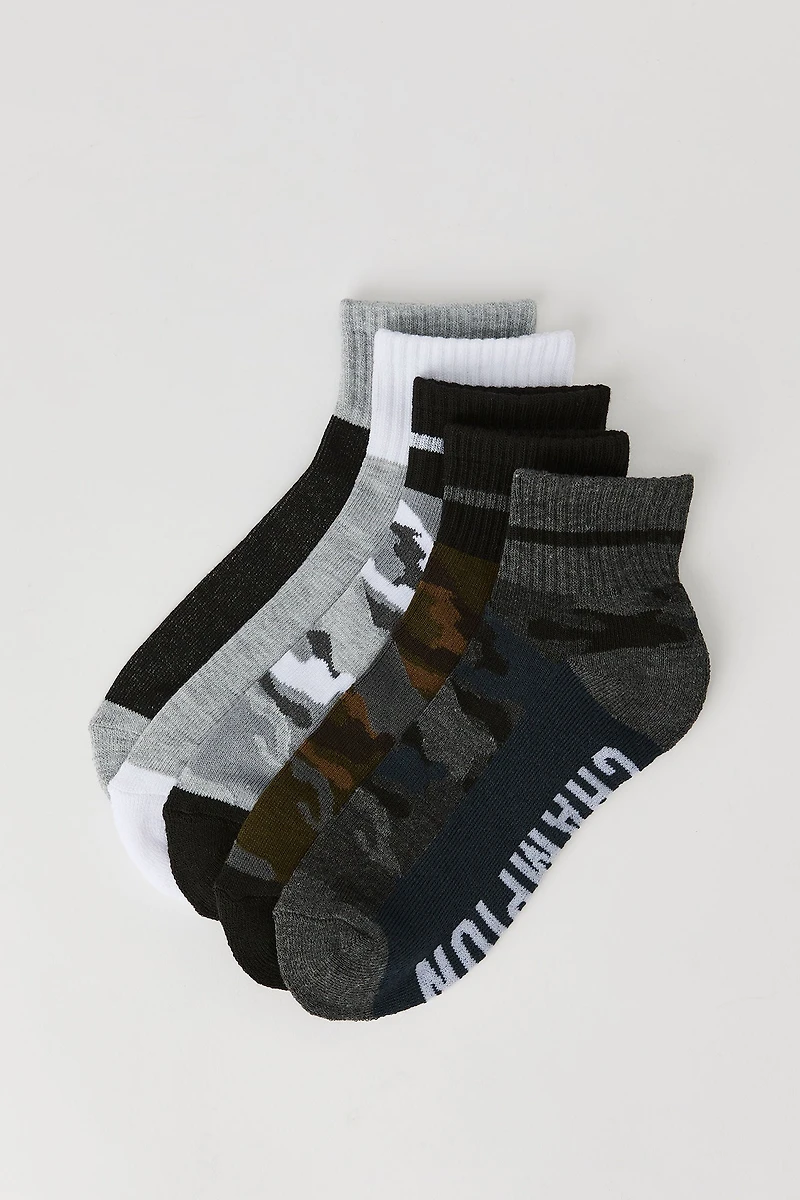 Chaussettes avec motif camouflage pour garçon (5 paires)