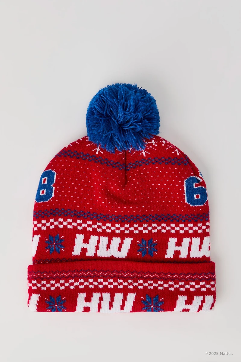 Hot Wheels™ Boys Embroidered Christmas Beanie