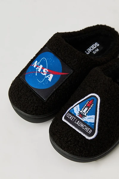 Kids NASA Sherpa Slippers