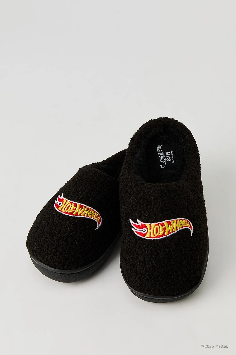 Hot Wheels™ Kids Sherpa Slippers