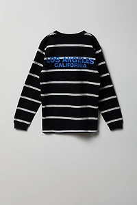 Boys Graphic Striped Long Sleeve T-Shirt