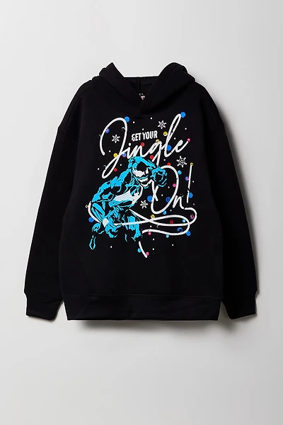 Kids Venom Christmas Fleece Hoodie