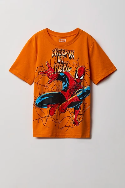 Kids Spider-Man Halloween Graphic T-Shirt