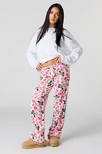 Plush Printed Pajama Pant