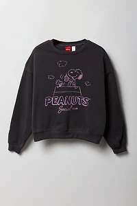 Peanuts Snoopy Graphic Fleece Sweatshirt