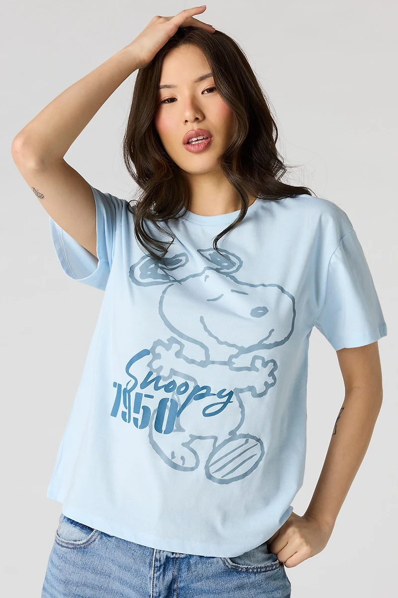 Peanuts Snoopy Graphic Boyfriend T-Shirt