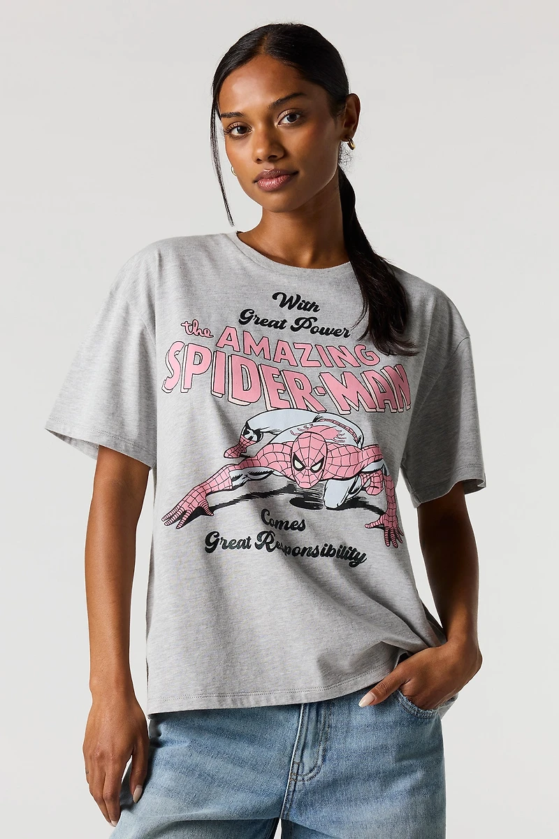 Spiderman Graphic Boyfriend T-Shirt