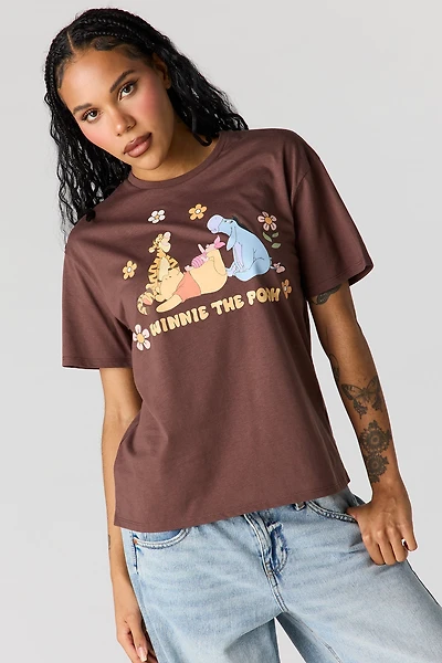 Winnie the Pooh Graphic Boyfriend T-Shirt