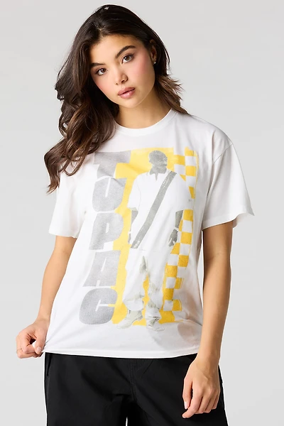 Tupac Graphic Boyfriend T-Shirt