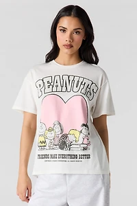 Peanuts Snoopy Puff Print Boyfriend T-Shirt