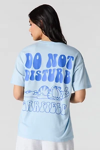 Garfield HD Print Boyfriend T-Shirt