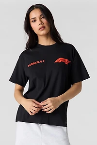 T-shirt de coupe garçonne à imprimé Racing HD