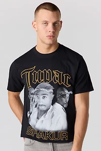 Tupac Puff Print T-Shirt