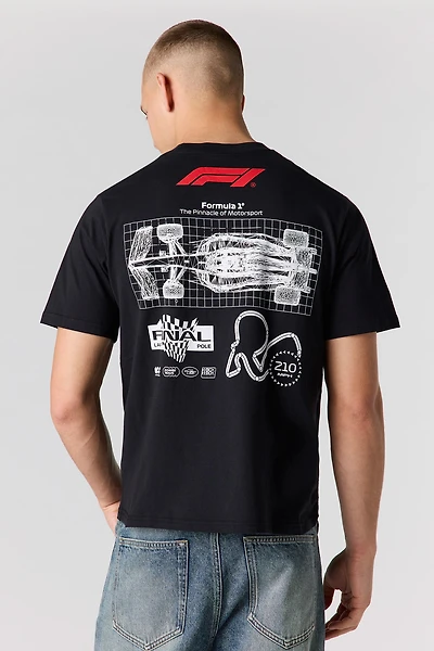 T-shirt à imprimé Formula 1 HD