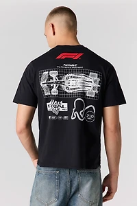 T-shirt à imprimé Formula 1 HD