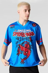 Jersey en filet à imprimé Spider-Man