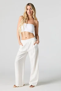 Pleated Wide Leg Pant