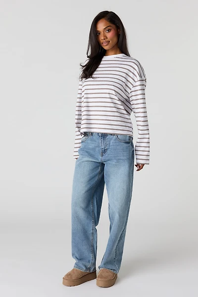 High Rise Barrel Jean