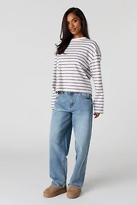 High Rise Barrel Jean