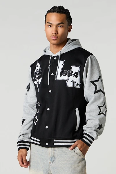 LA 1984 Twill Embroidered Varsity Jacket
