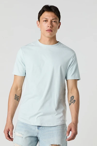 T-shirt orné de similisuède