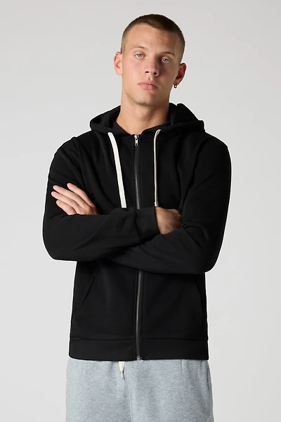 Fleece Zip-Up Hoodie