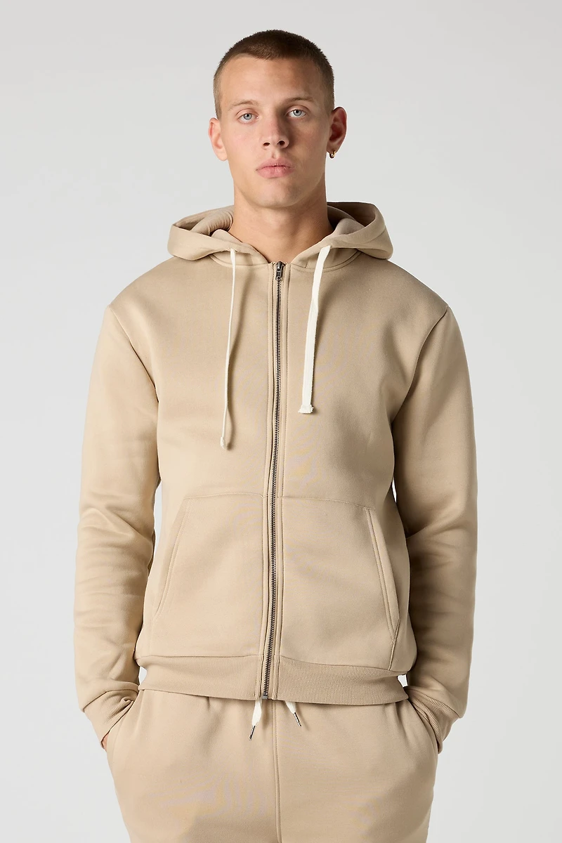 Fleece Zip-Up Hoodie