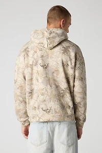 CA Patch Camo Zip-Up Hoodie