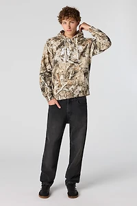 Haut à capuchon en molleton imprimé Promised Land avec motif camouflage