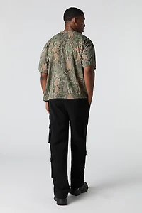 Pantalon d'entraînement cargo en molleton avec poches multiples