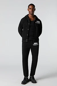 1984 Flock Print Fleece Jogger