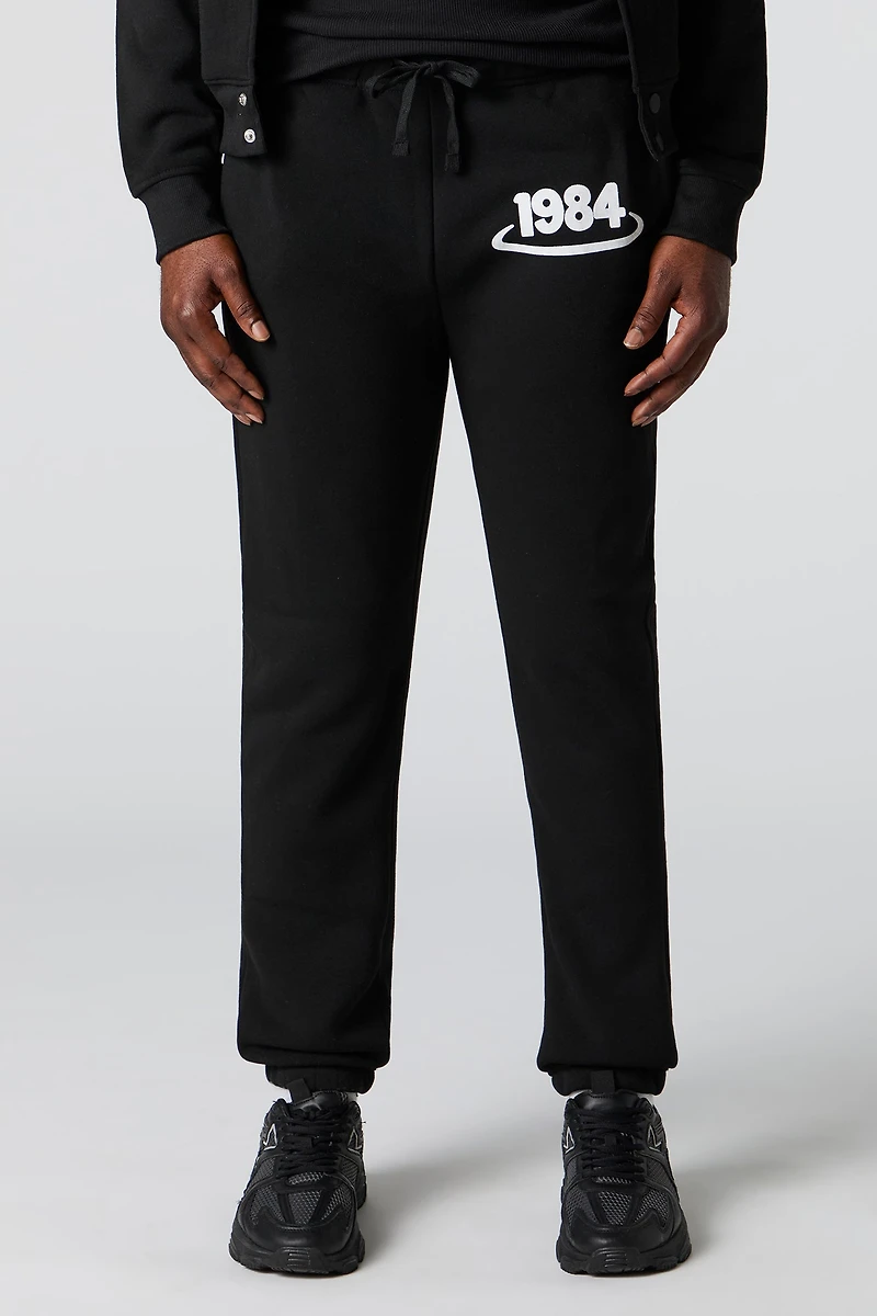 1984 Flock Print Fleece Jogger