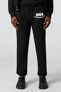 1984 Flock Print Fleece Jogger