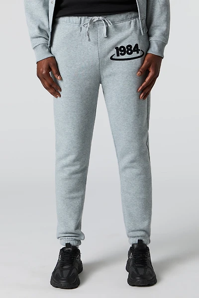 1984 Flock Print Fleece Jogger