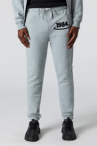 1984 Flock Print Fleece Jogger