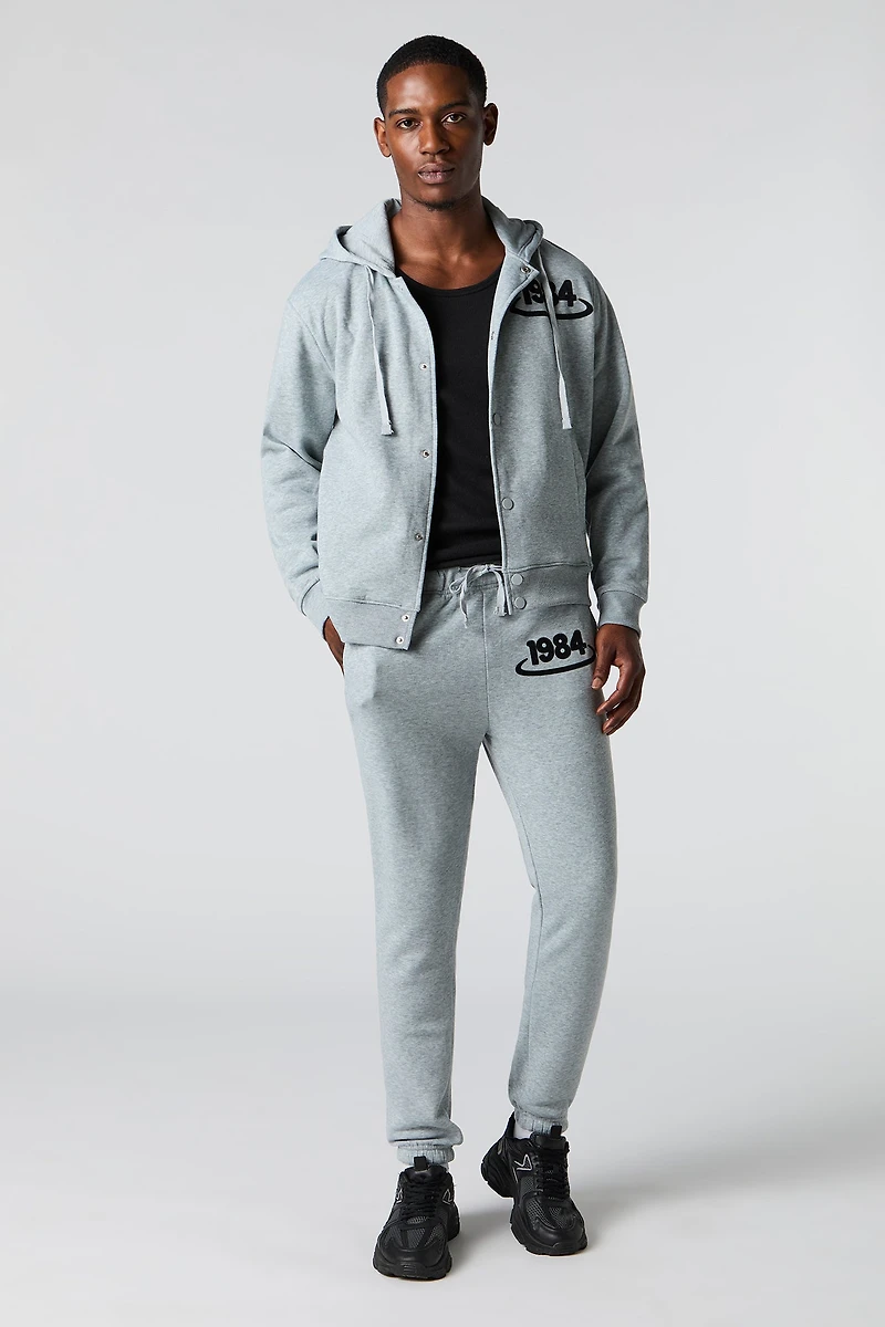 1984 Flock Print Fleece Jogger