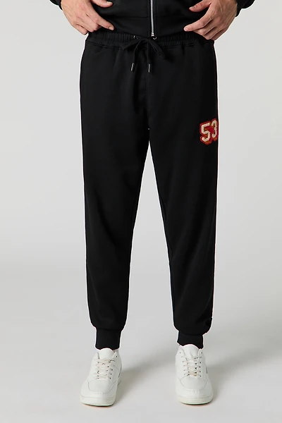 53 Chenille Embroidered Jogger