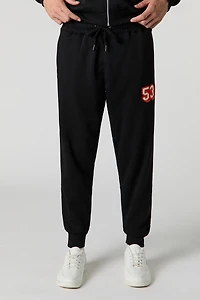 53 Chenille Embroidered Jogger