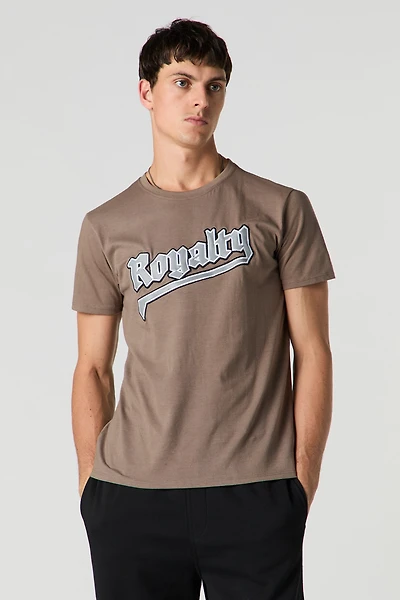 Royalty Twill Embroidered T-Shirt
