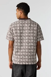 Textured Polo Top