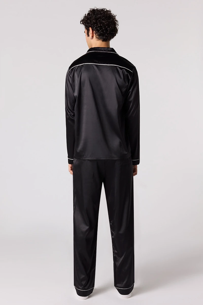 Pantalon de pyjama en satin