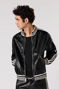 Blouson en similicuir ray