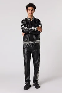 Blouson en similicuir ray