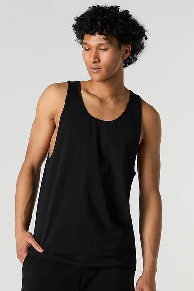 Camisole unie à encolure ronde