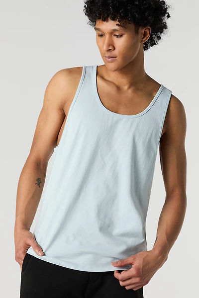 Camisole unie à encolure ronde
